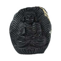 Lord Buddha Idol - Eco-friendly Materials, 12x15 Inches, Peaceful Meditative Pose | Antibacterial, Rust-proof, Easy To Clean, Handmade By Hammering
