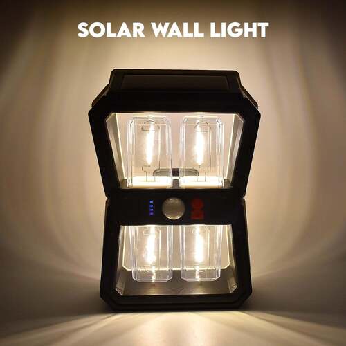 Solar Wall Lantern Light with 3 Modes & Motion Sensors