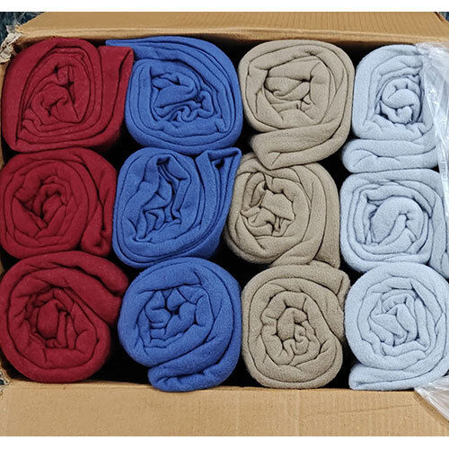 Polar Fleece Blankets Plain - Carton All Colours 12 pcs