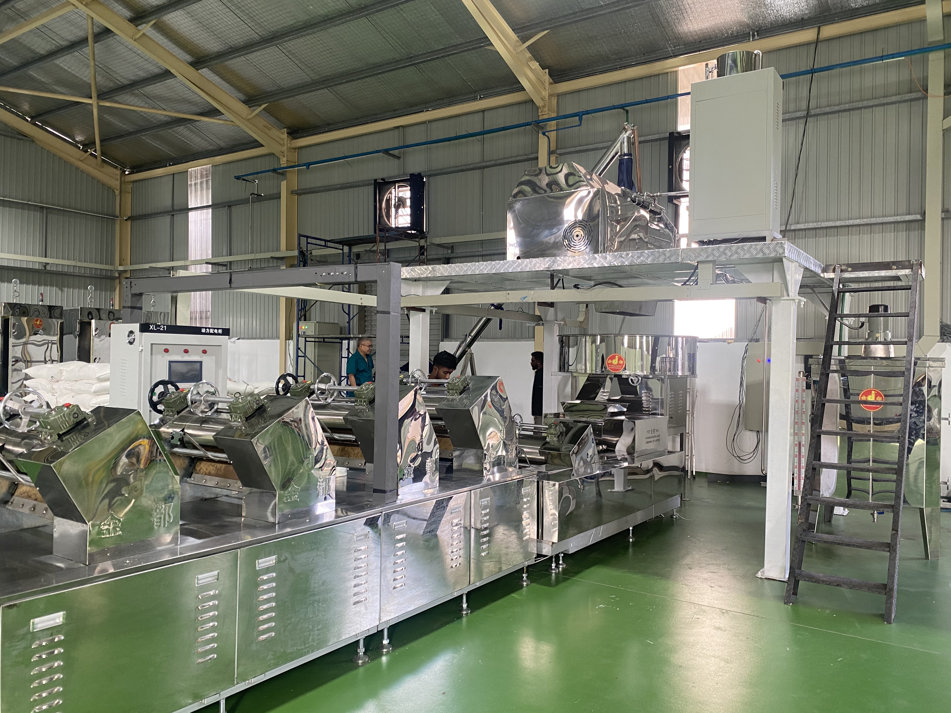 Continuous Deep-Frying Instant Noodle Production Line - Capacity: 85 Pcs/Min