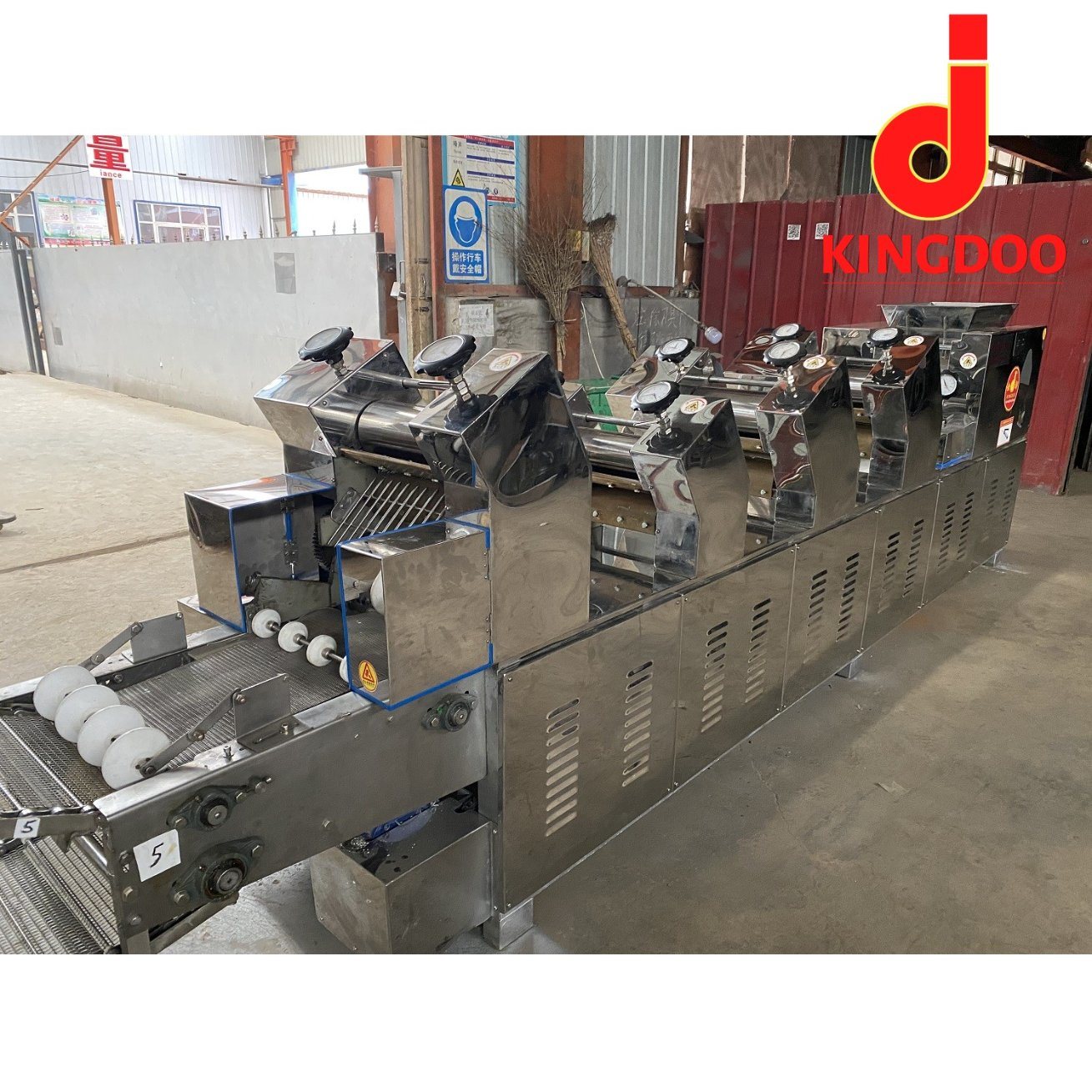 उच्च क्षमता वाली तले हुए तात्कालिक नूडल निर्माण लाइन