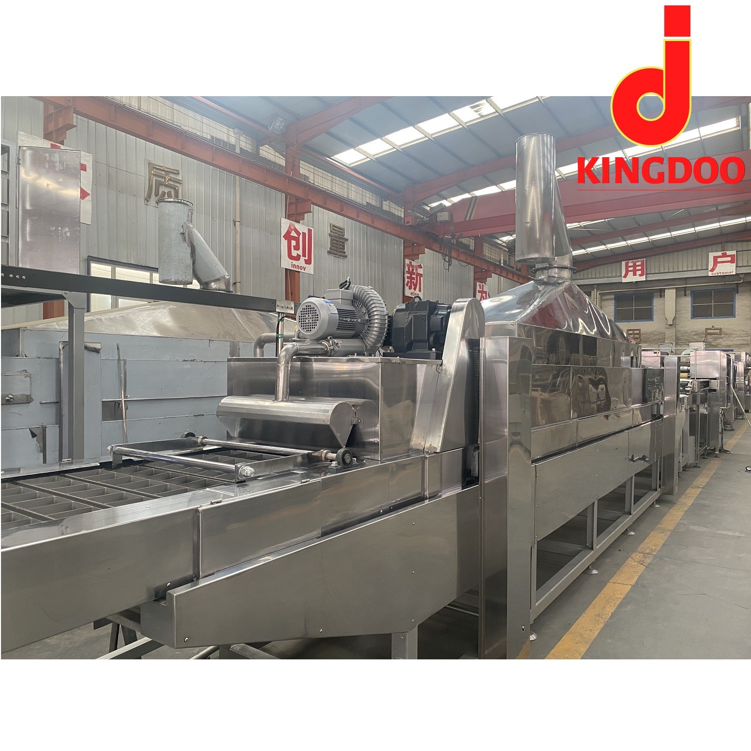 Deep-Fried Instant Noodle Processing Machinery - Efficient Noodle Manufacturing Line - Capacity: 125 Pcs/Min