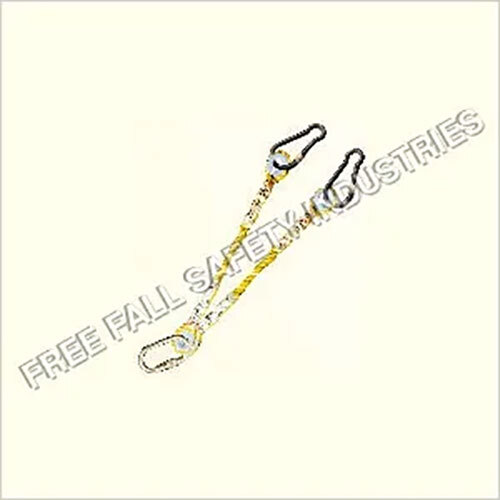 Pp Rope Lanyard - Polypropylene 1.8 Mtr Length 12mm Dia 1200 Grams | For Card Holding With Hook Ff-121 & Ff-117 En 354:2002 Certified