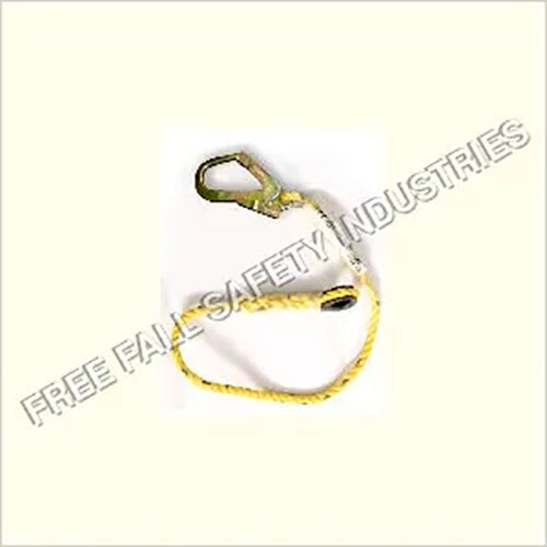Pp Rope Lanyard - Polypropylene 1.8 Mtr Length 12mm Dia 1200 Grams | For Card Holding With Hook Ff-121 & Ff-117 En 354:2002 Certified