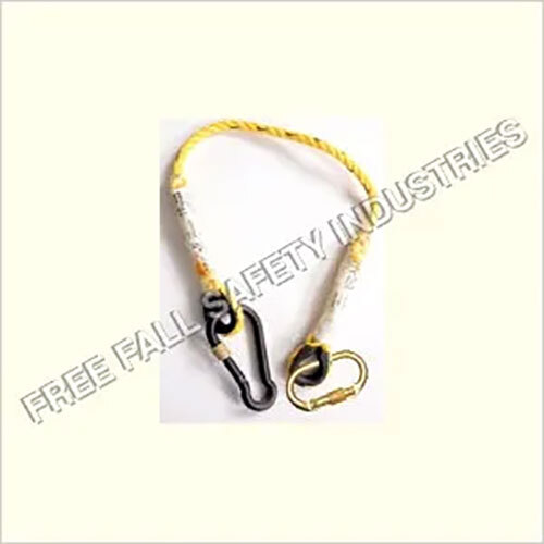 Pp Rope Lanyard - Polypropylene 1.8 Mtr Length 12mm Dia 1200 Grams | For Card Holding With Hook Ff-121 & Ff-117 En 354:2002 Certified