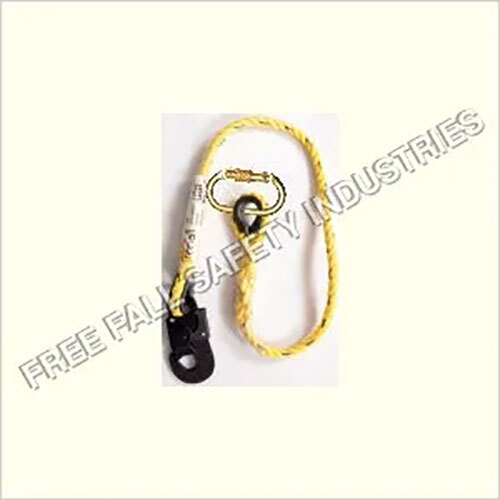 Pp Rope Lanyard - Polypropylene 1.8 Mtr Length 12mm Dia 1200 Grams | For Card Holding With Hook Ff-121 & Ff-117 En 354:2002 Certified