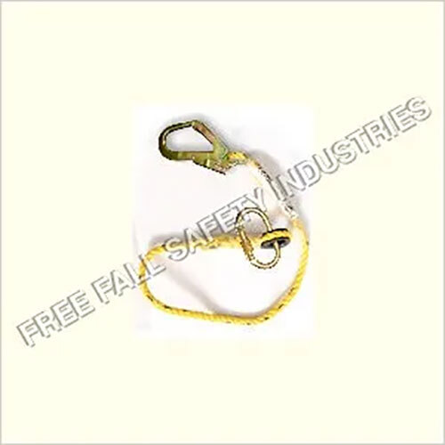 Pp Rope Lanyard - Polypropylene 1.8 Mtr Length 12mm Dia 1200 Grams | For Card Holding With Hook Ff-121 & Ff-117 En 354:2002 Certified