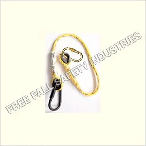 Pp Rope Lanyard - Polypropylene 1.8 Mtr Length 12mm Dia 1200 Grams | For Card Holding With Hook Ff-121 & Ff-117 En 354:2002 Certified