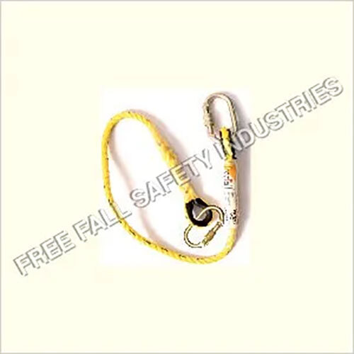 Pp Rope Lanyard - Polypropylene 1.8 Mtr Length 12mm Dia 1200 Grams | For Card Holding With Hook Ff-121 & Ff-117 En 354:2002 Certified