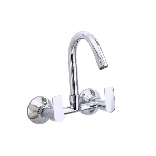 Wall Mounted Brass Sink Mixer For Kitchen And Bathroom