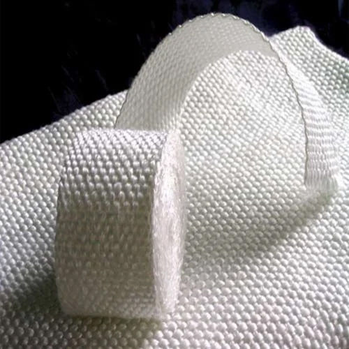 Ceramic Fiber Woven Tape - Color: White