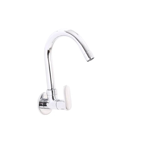 Chrome Plated Brass Sink Cock Tap For Kitchen And Bathroom