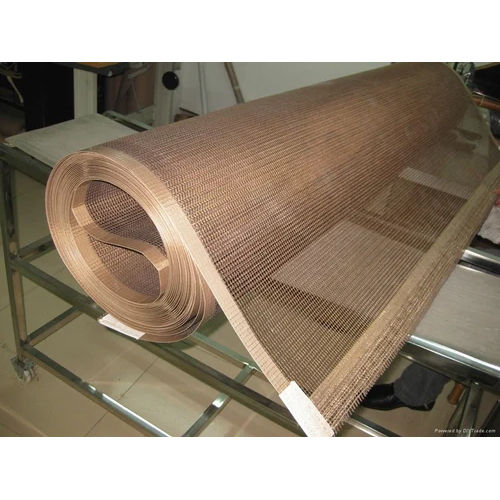 Ptfe Coated Open Mesh Glass Cloth Conveyor Belt - Thickness: 0.95 - 1 Mm Millimeter (Mm)