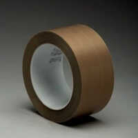 PTFE Glass Adhesive Tape - 10-20 m Length, 1000-1500 mm Width, Brown Color | Heat Resistant, Antistatic Feature