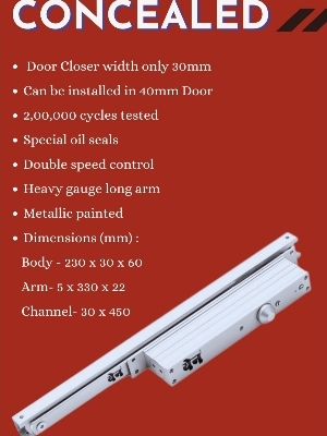 Concealed Hydraulic Door closer