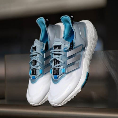 Adidas Ultraboost 22 Cold Blue White Shoes - Season: Summer