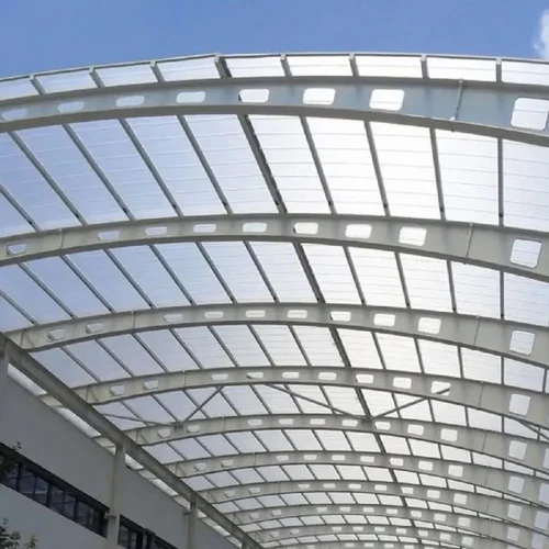 Commercial Polycarbonate Roofing Sheet - 1220x11800 & 2100x11800 Millimeter Dimensions, Transparent Color, UV-Coated Surface, 1.5-16 Millimeter Thickness, Ideal for Commercial Applications