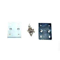 Fixing Bracket Plate With Screw - Color: Black And White