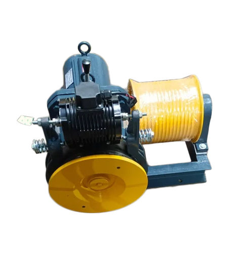 Gearless Traction Machine - Color: Yellow