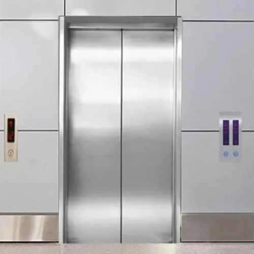 Automatic Elevator Doors - Color: Silver