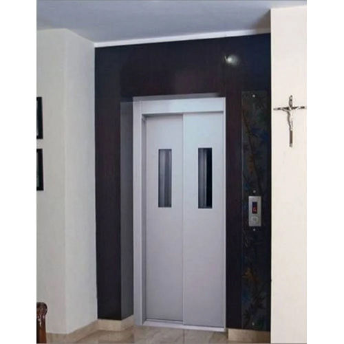 Ss Small Vision Glass Elevator Doors - Color: Silver