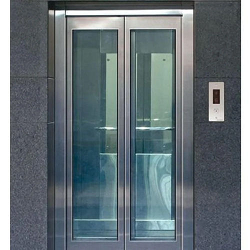 Glass Elevator Door - Color: Grey