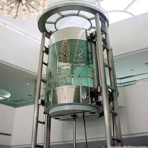 Hydraulic Capsule Glass Elevator - Load Capacity: 1 Tonne