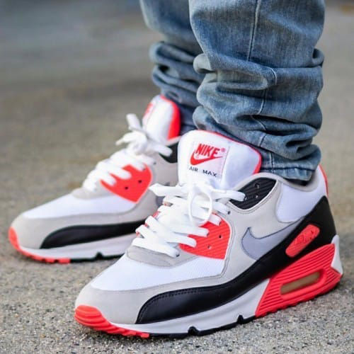 Air Max 90 Infrared Shoes - Feature: Washable