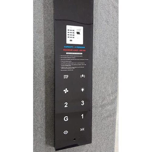 Elevator Touch-Less Car Operating Panel - Color: Black