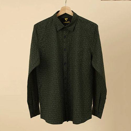 RQ62403 Premium Green Print Shirt