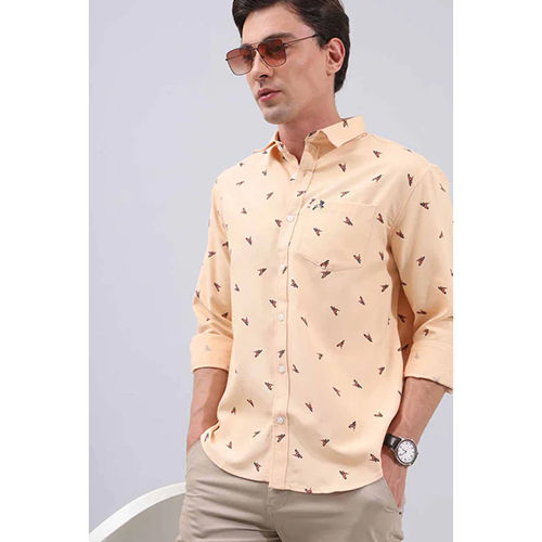 RI46611 Orange Print Shirt