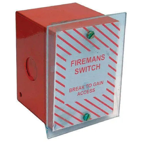 Fireman Elevator Pit Switch - Color: Red