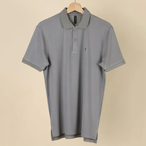 RI69908 Ash Plain Polo T-Shirt