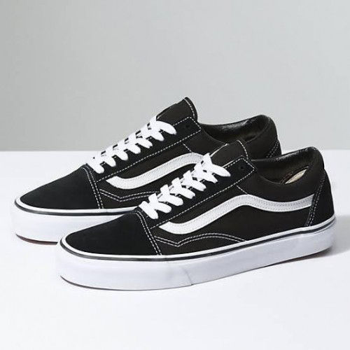 Vans Old Skool Black Sneaker - Heel Size: Low