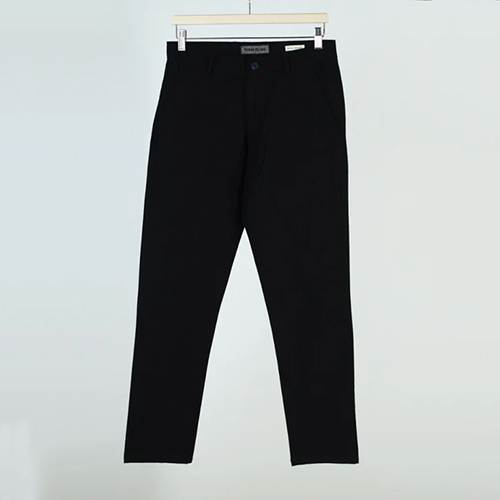 RI2V50103C Black Linen Plain Trouser