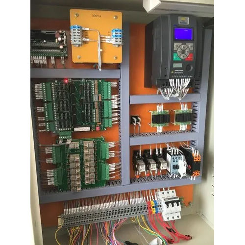 Elevator Control Cabinet - Color: Orange