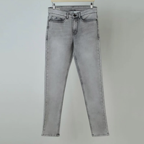 RI1V8 Grey Plain Jeans