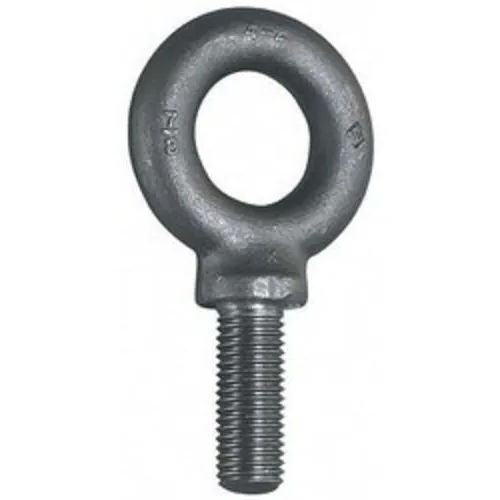 Lifting Eye Bolt - High-Strength Steel, 10 mm Size, Silver Color - Plated Finish, Industrial Usage, Secure Lifting Point