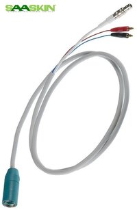 Metrohm Electrode Cable For Plug In Head U/plug F - Flexible Copper Pvc Sheath, 1m, Black, Nickel/gold-plated Contacts, Shielded