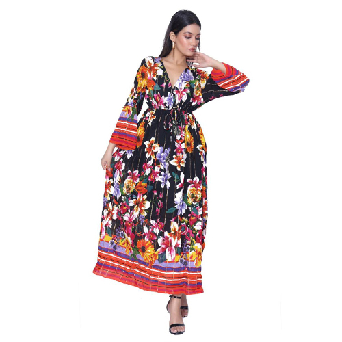 Printed Viscose Dress