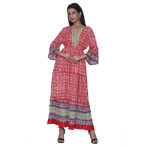 Red Viscose Dress