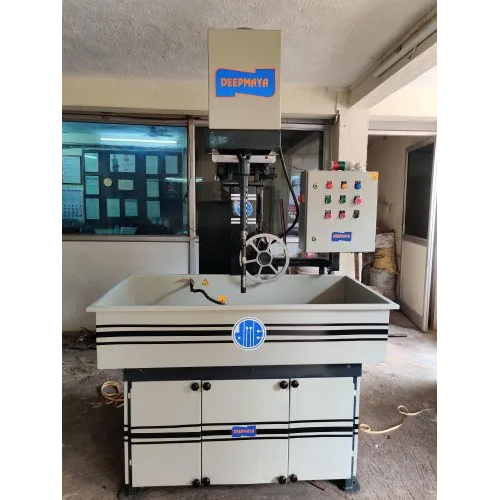 Vertical Compact Honing Machine - Automatic Operation, Electrical Power Source, White Coated Finish | Industrial Usage, 1 Year Warranty