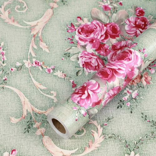 Flower Self Adhesive Waterproof PVC Wallpaper