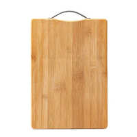 Wooden Vegetable Chopping Cutting Board - Bamboo Wooden Material, 1.8 cm Thick, Classic Brown Color | Ideal for Vegetable, Fruit & Meat Preparation