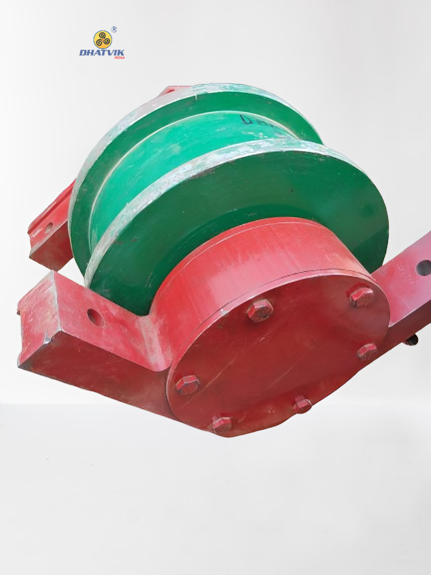 Eot Crane Wheel Assembly - Color: Black