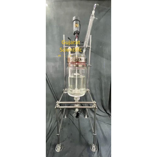 Borosilicate Glass Jacketed Reactor Unit - Application: Industrial