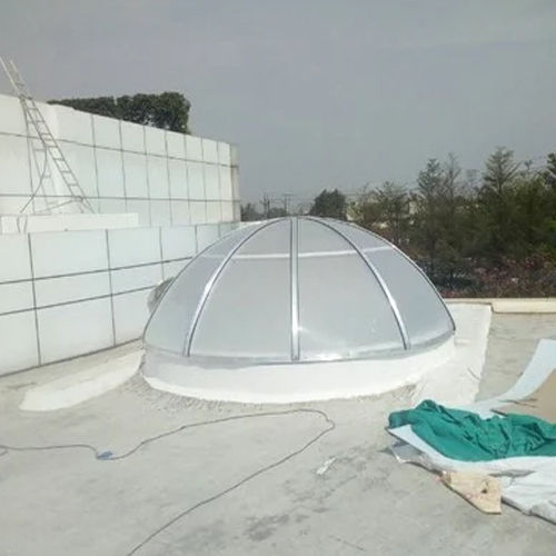 Polycarbonate Roofing Dome - Pattern: Strips