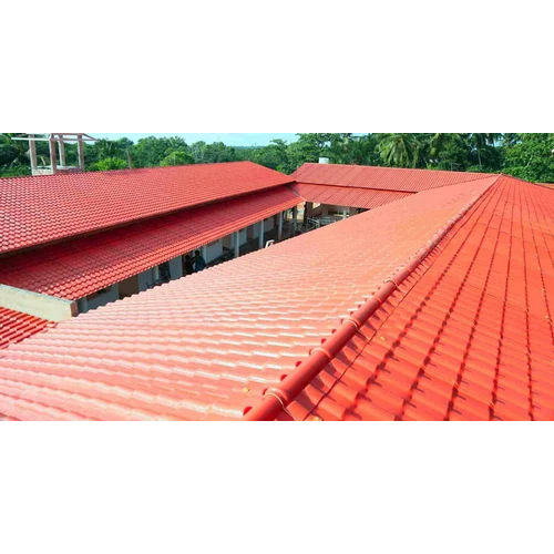 Upvc Tile Roofing Sheet - Color: Multicoloured