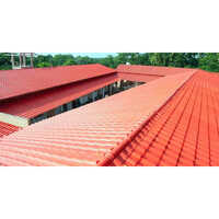 Upvc Tile Roofing Sheet - Frp Material, Standard Size, Multicoloured Finish, 0.8mm Thickness | Lightweight, Easy To Install, Versatile For Residential And Industrial Use