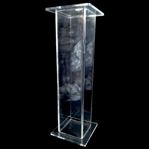 Acrylic Podium - Color: Transperent
